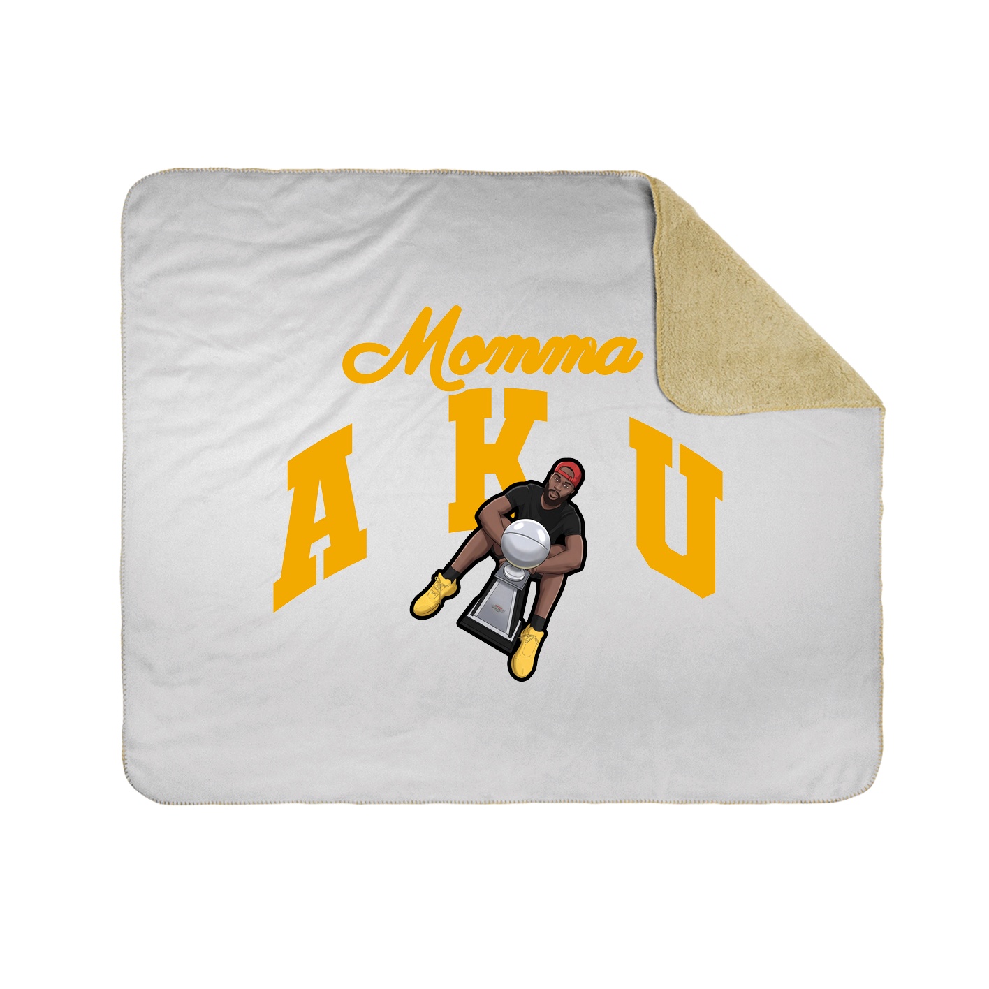 Throw Blanket — Mothers Day Arch in White