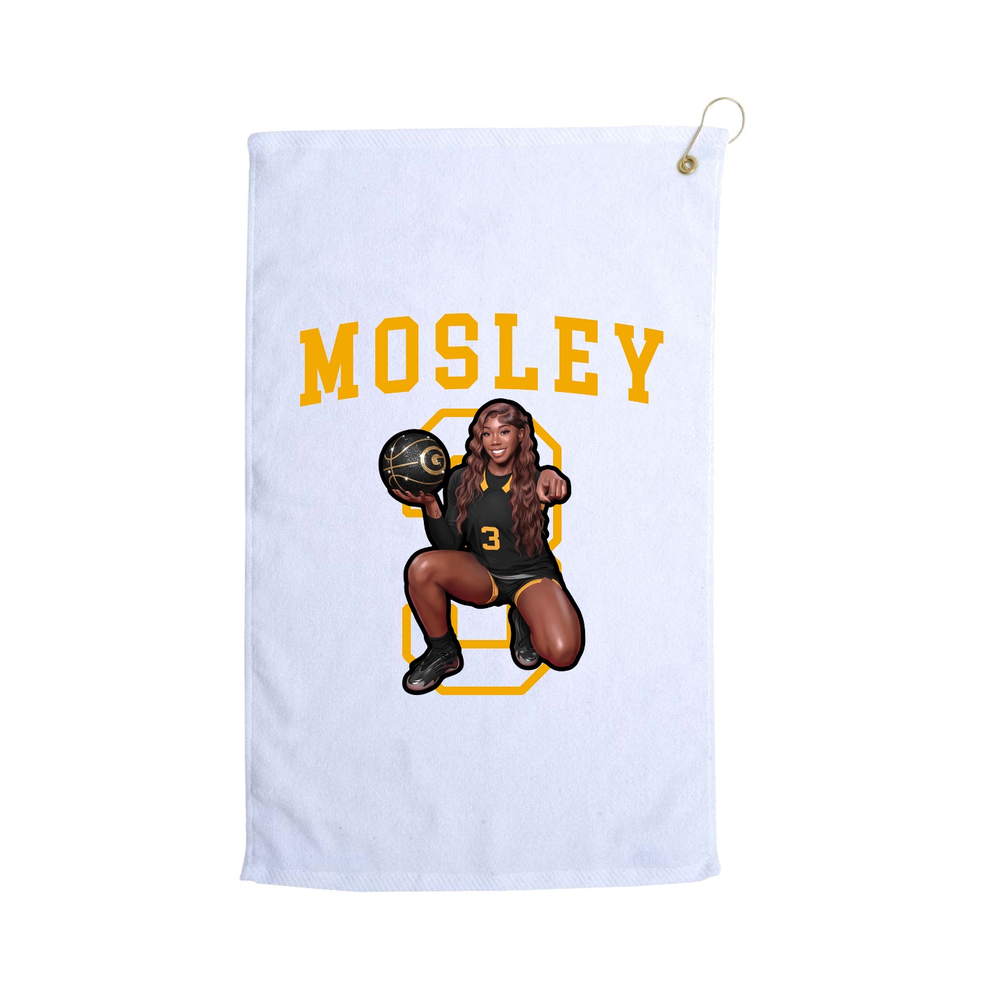 Golf Towel — Shirsey in White