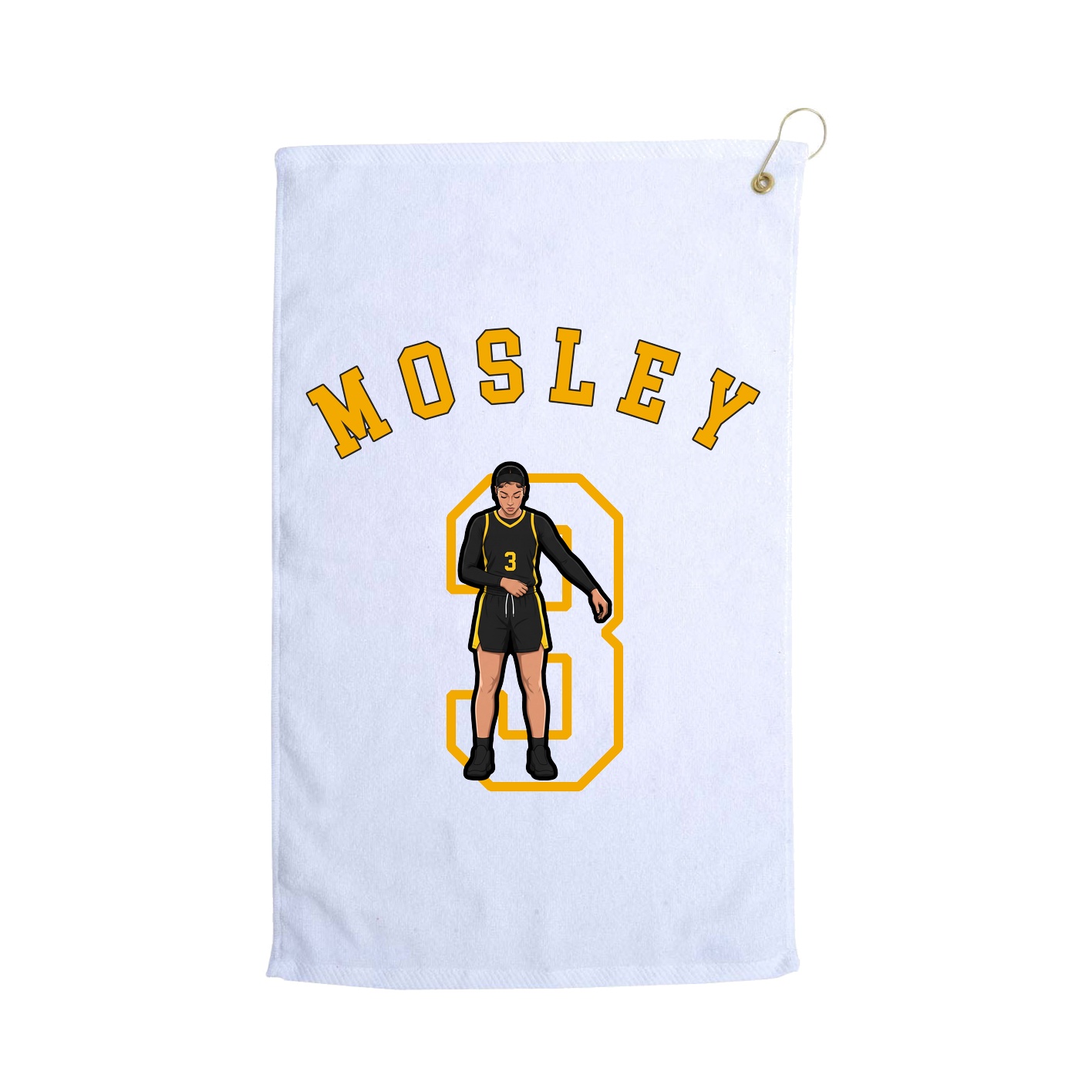 Golf Towel — Shirsey Arch in White
