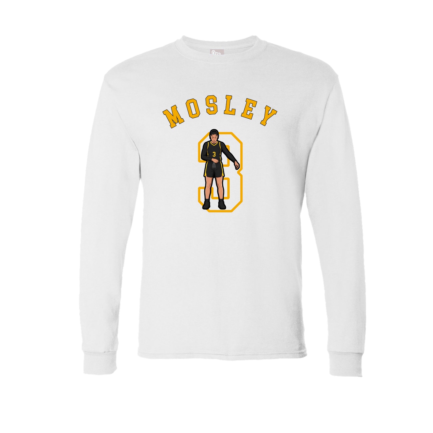 Long Sleeve Tee — Shirsey Arch in White
