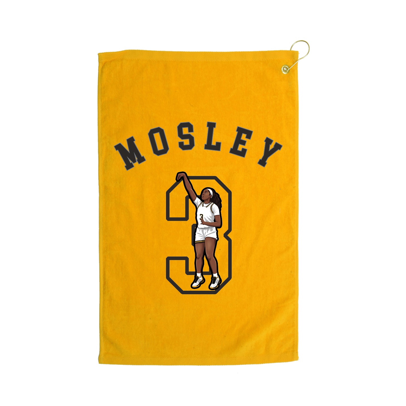 Golf Towel — Shirsey Arch in Gold