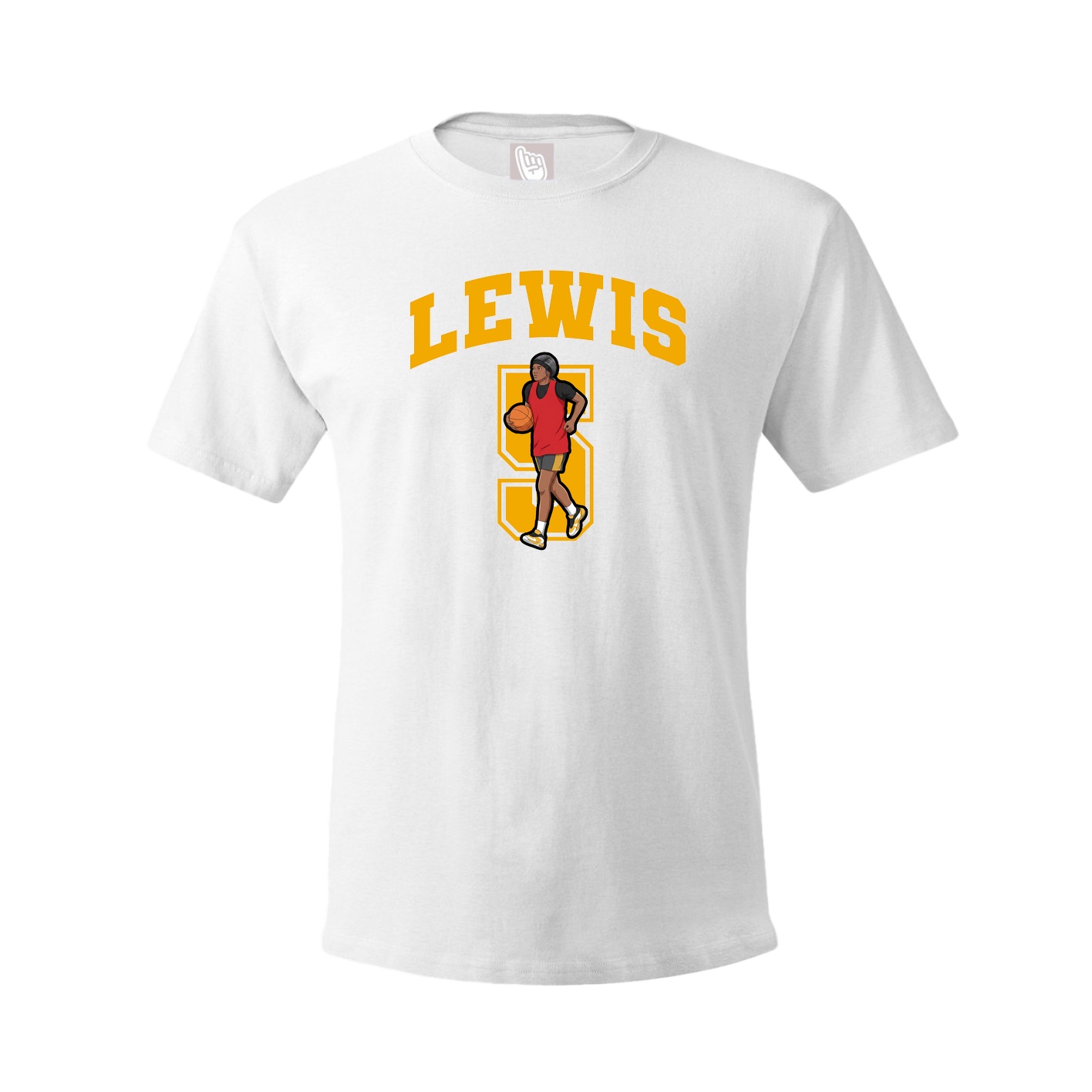 Tee — Number in White
