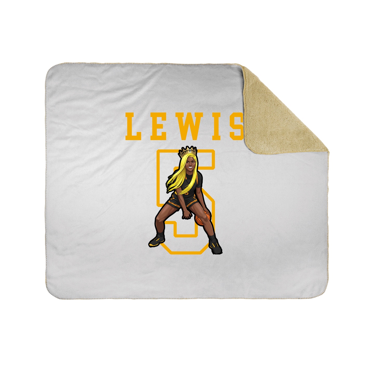 Throw Blanket — Shirsey in White