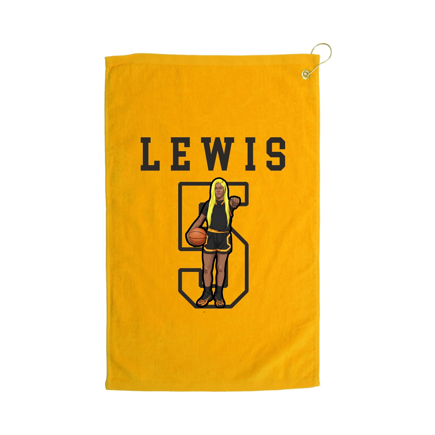 Golf Towel — Shirsey in Gold