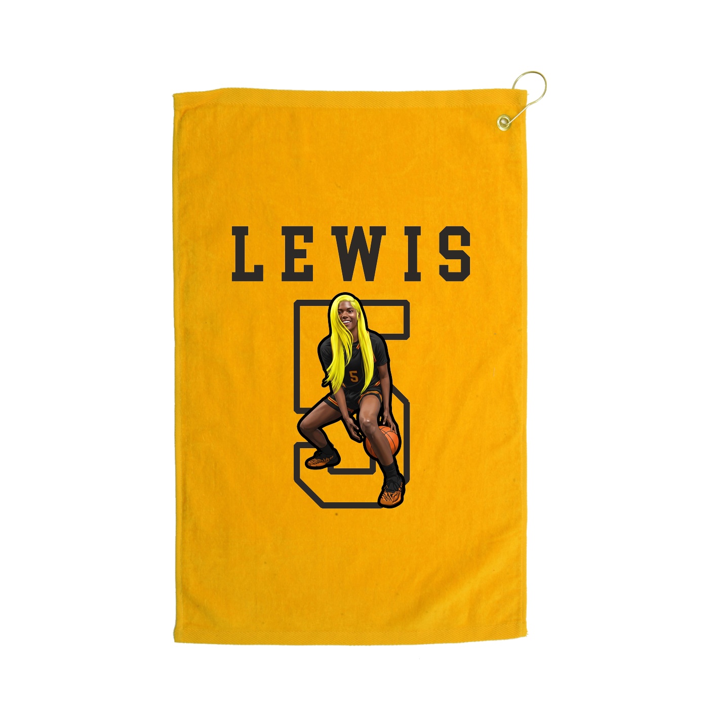 Golf Towel — Shirsey in Gold