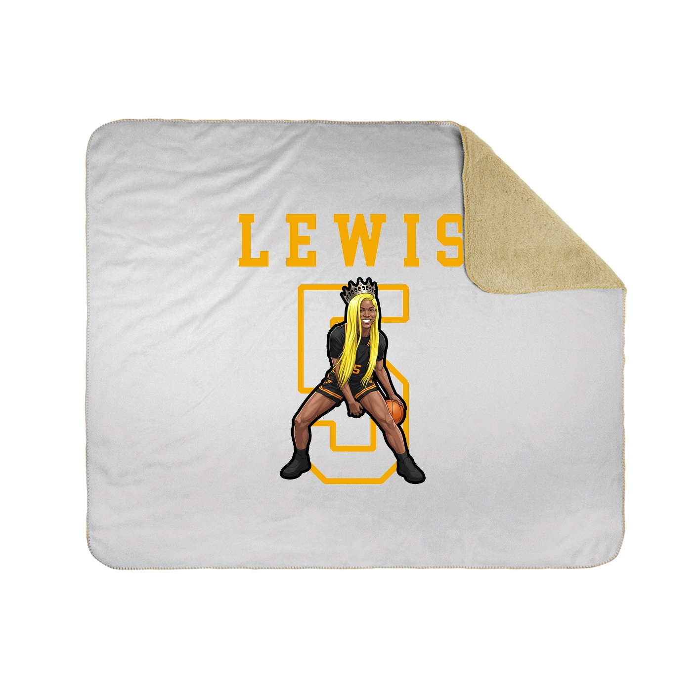 Throw Blanket — Shirsey in White