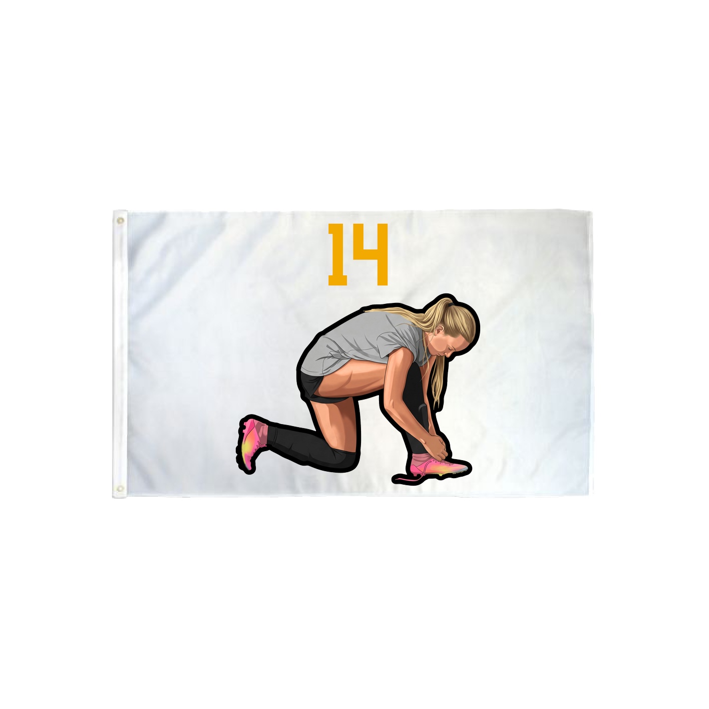 3x5 Flag — Number Top in Classic