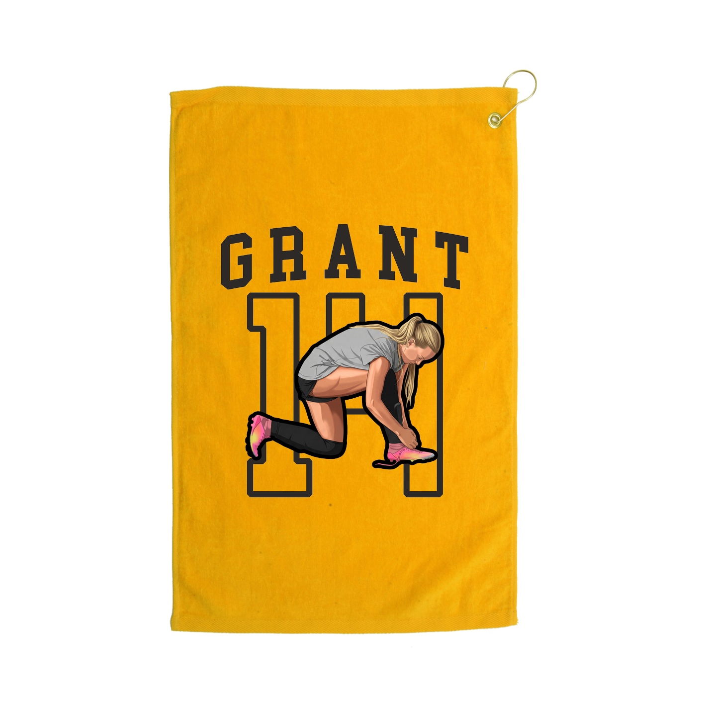 Golf Towel — Shirsey in Gold