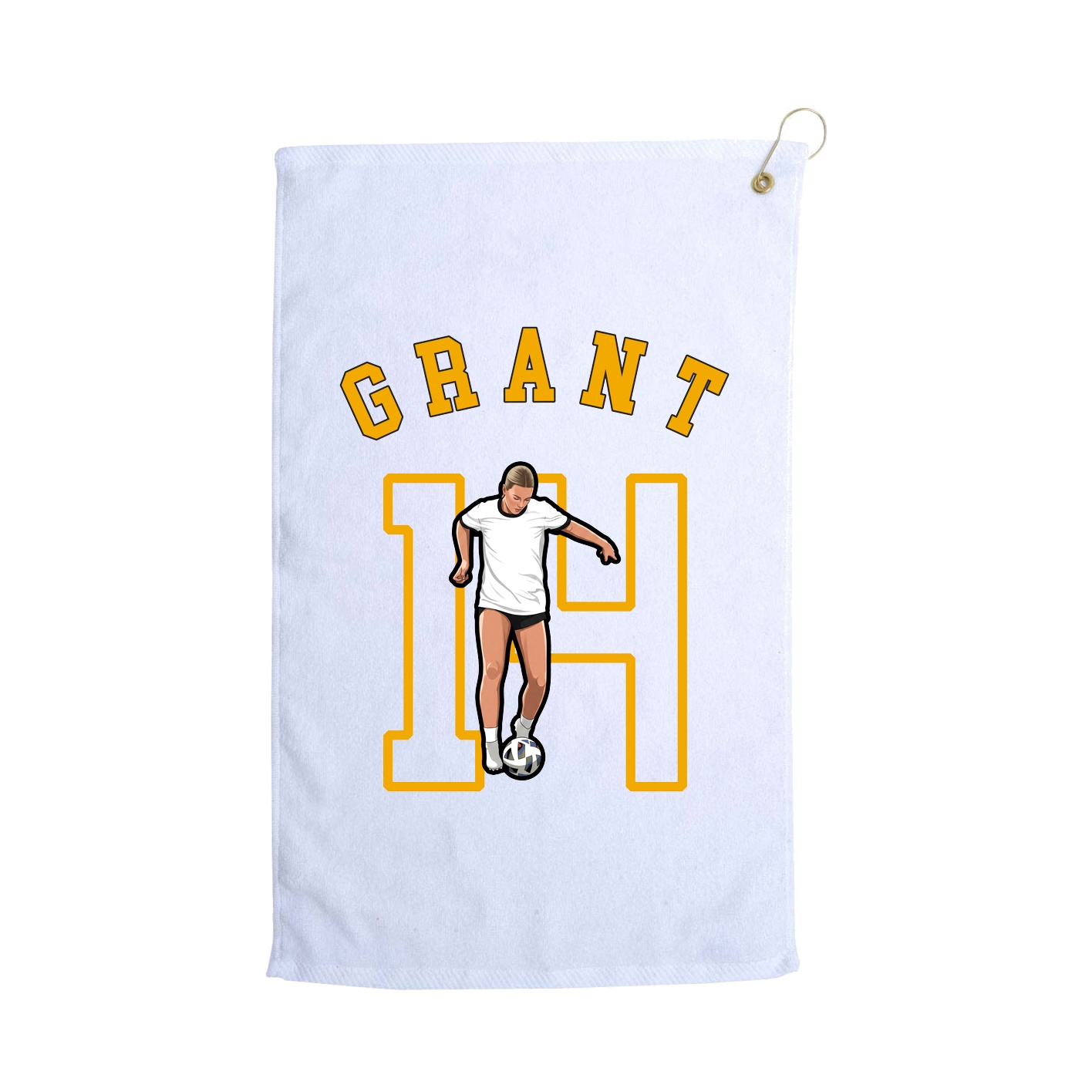 Golf Towel — Shirsey Arch in White