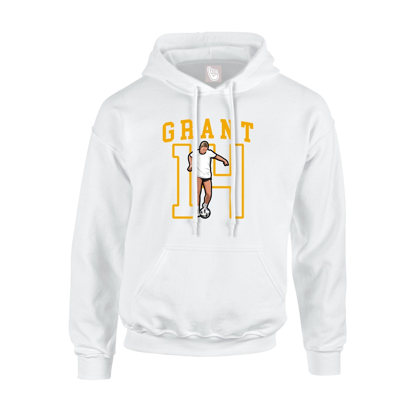 Hoodie — Shirsey in White