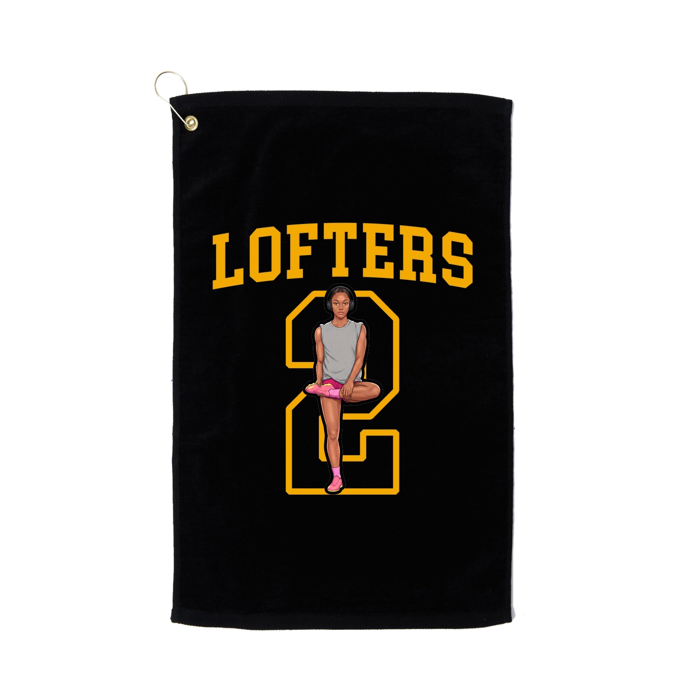 Golf Towel — Shirsey in Black