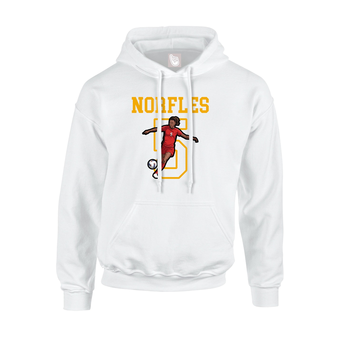 Hoodie — Shirsey in White