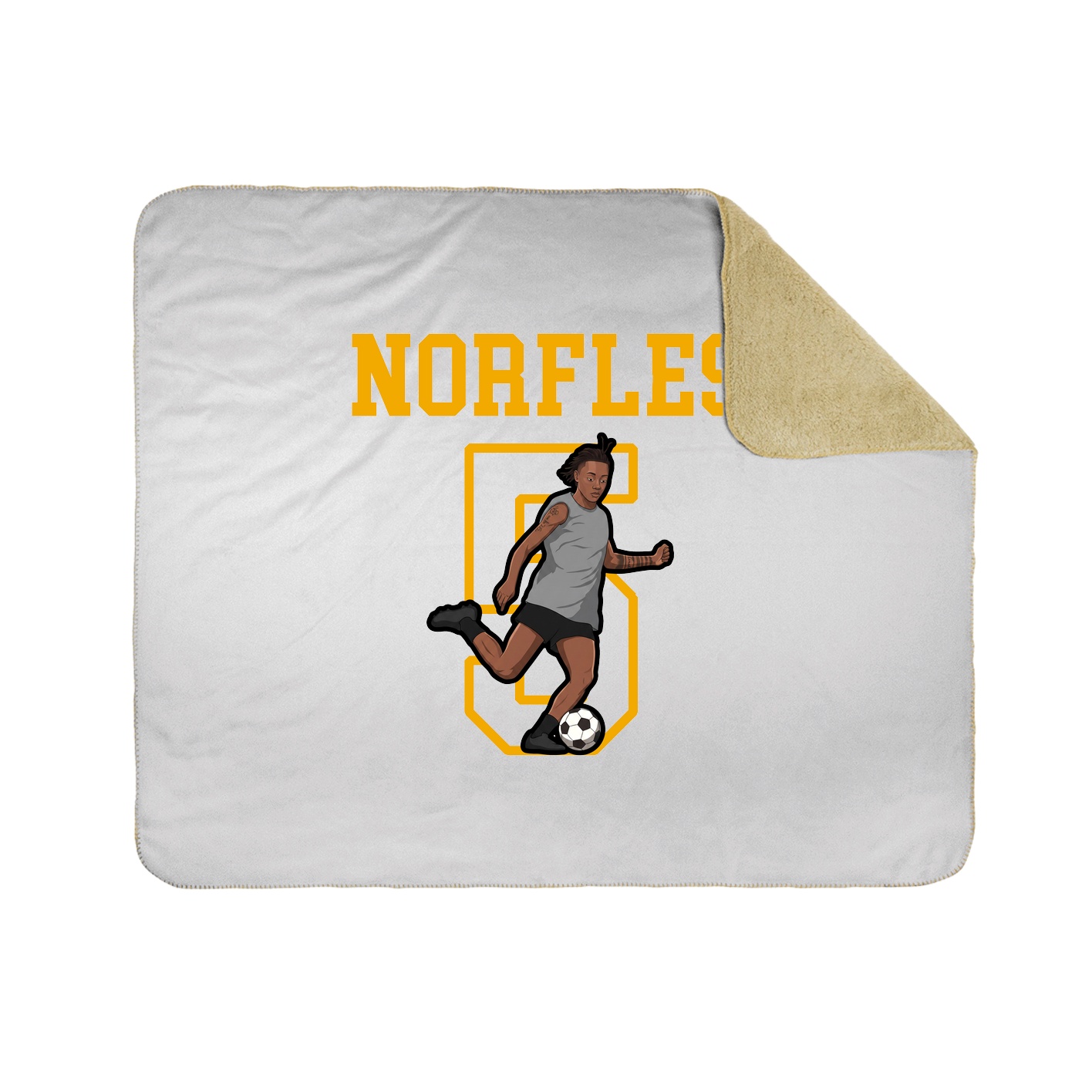 Throw Blanket — Shirsey in White