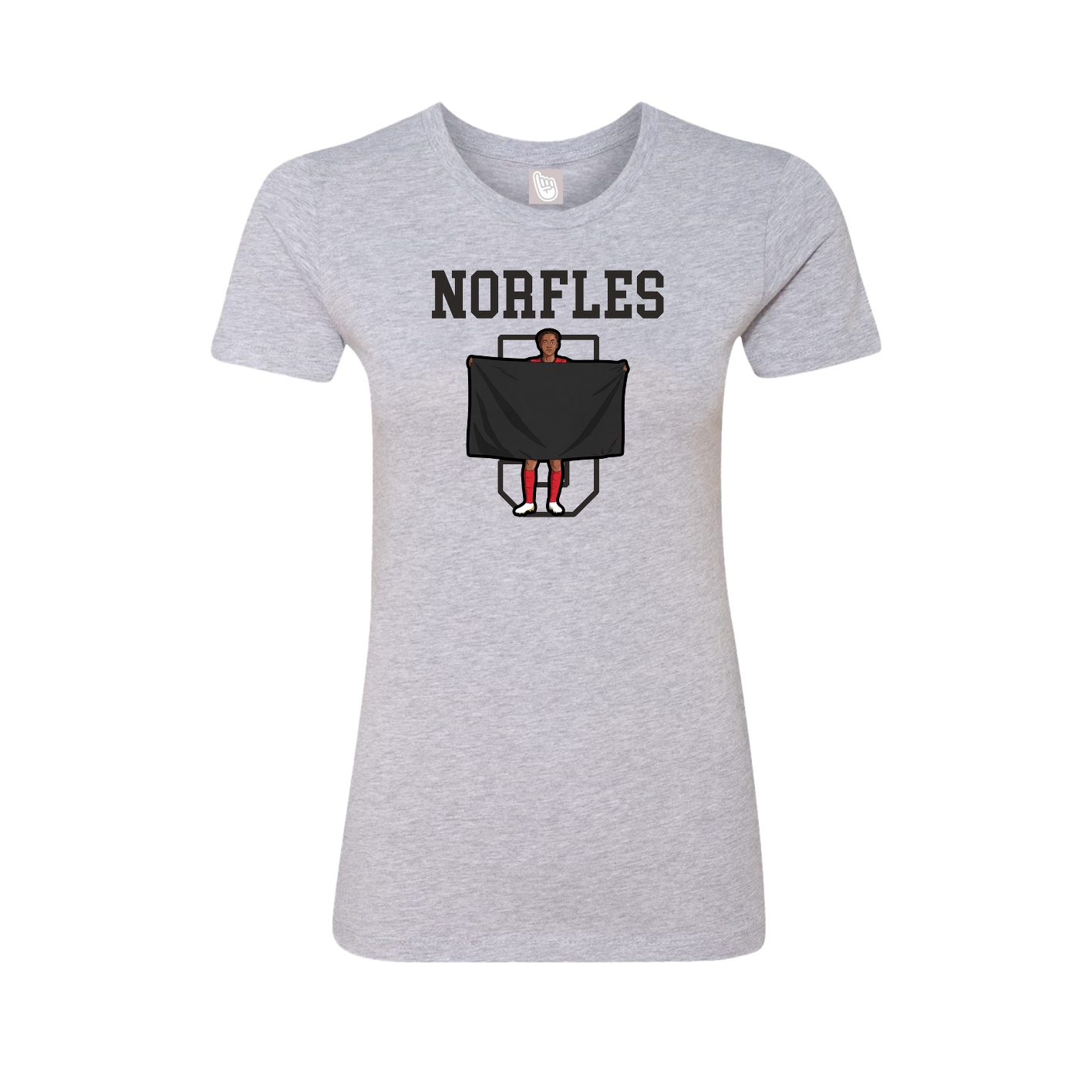 Fitted Women's Tee — Shirsey in Grey