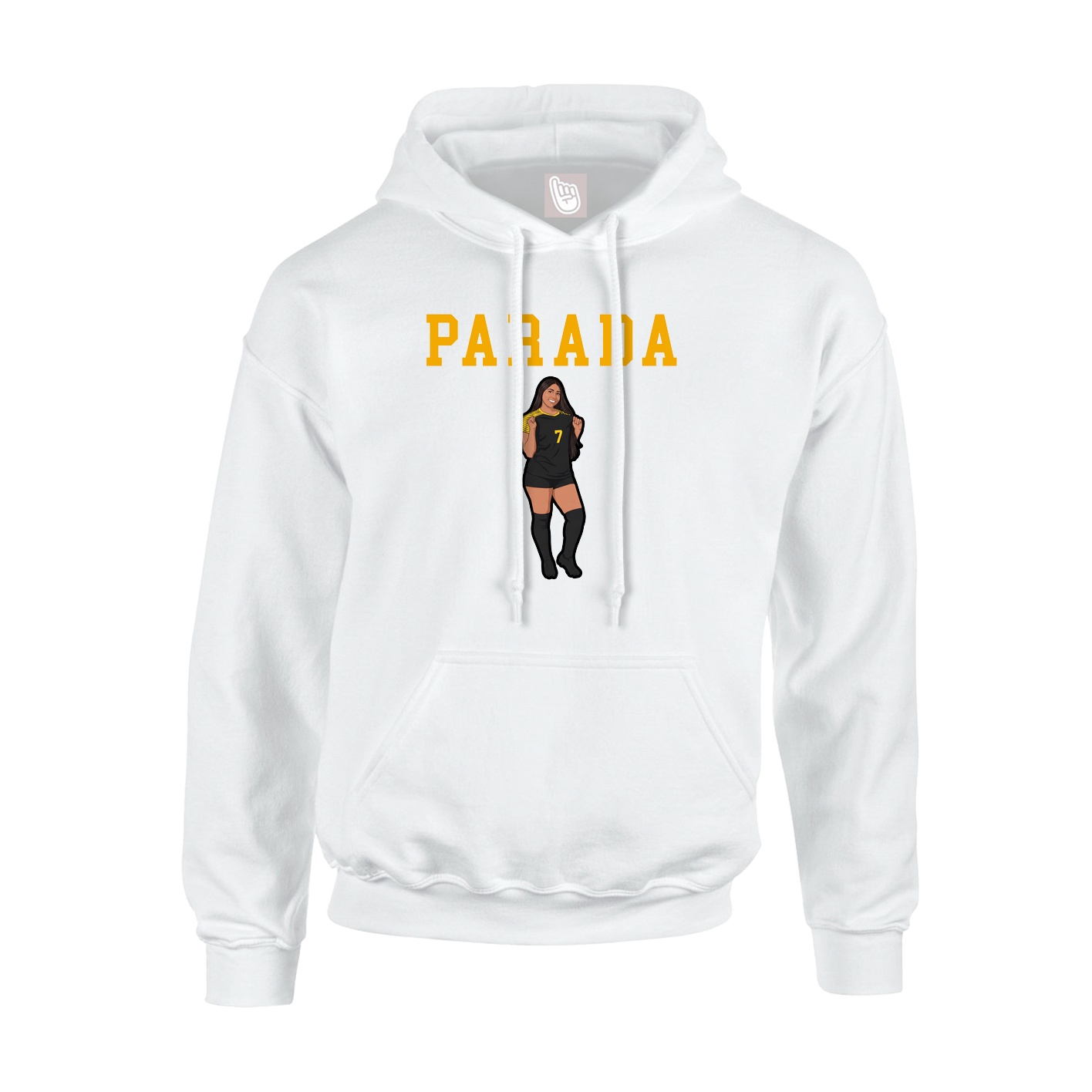 Youth Hoodie — Shirsey in White