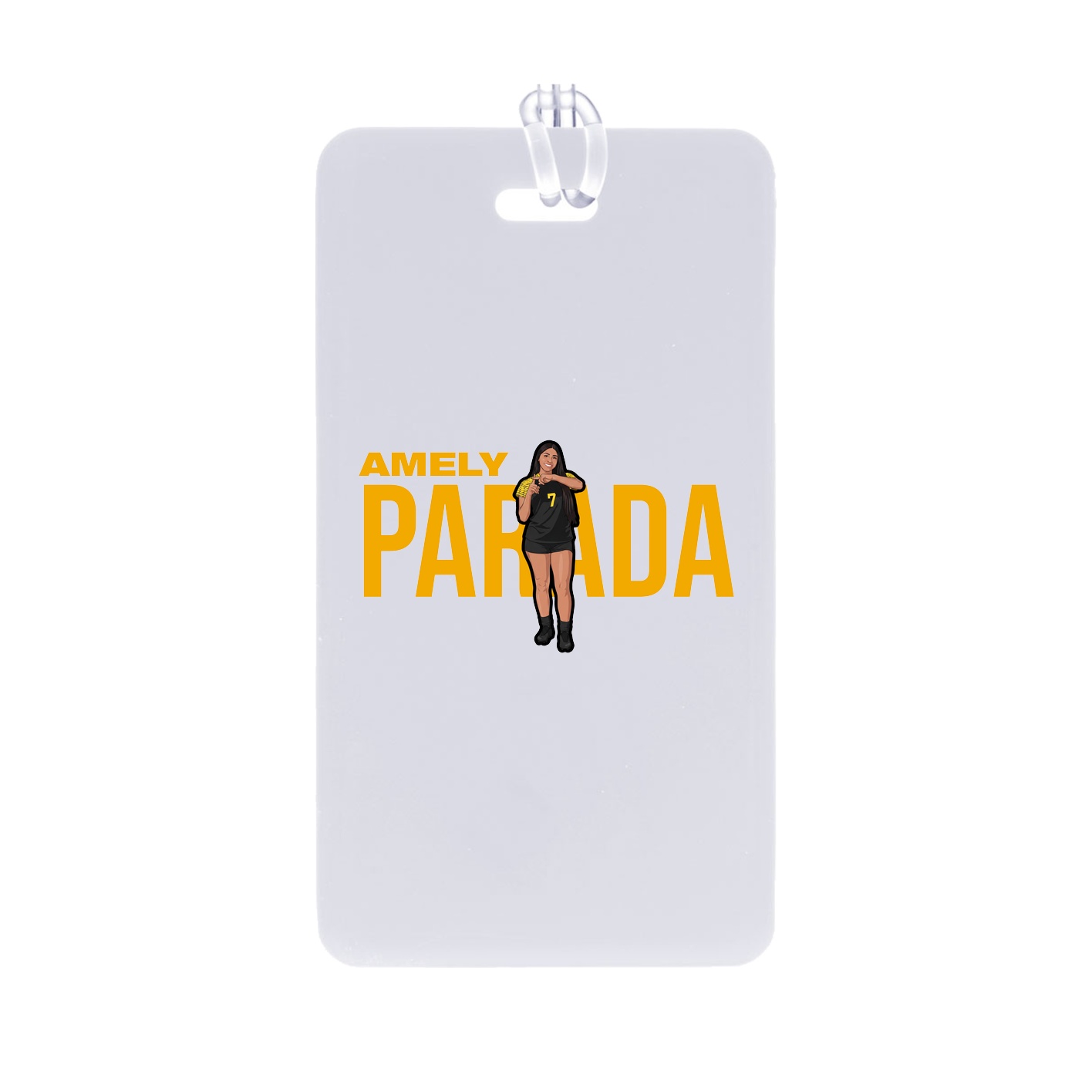 Bag Tag — Player Name in Classic