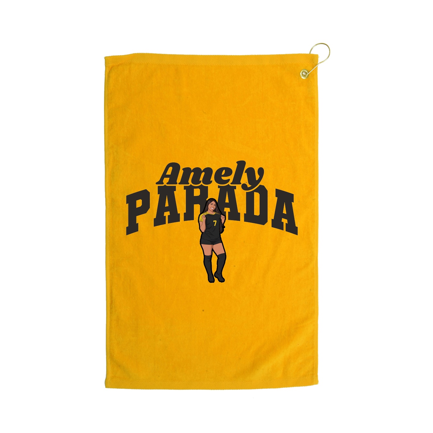 Golf Towel — Signature Arch in Gold