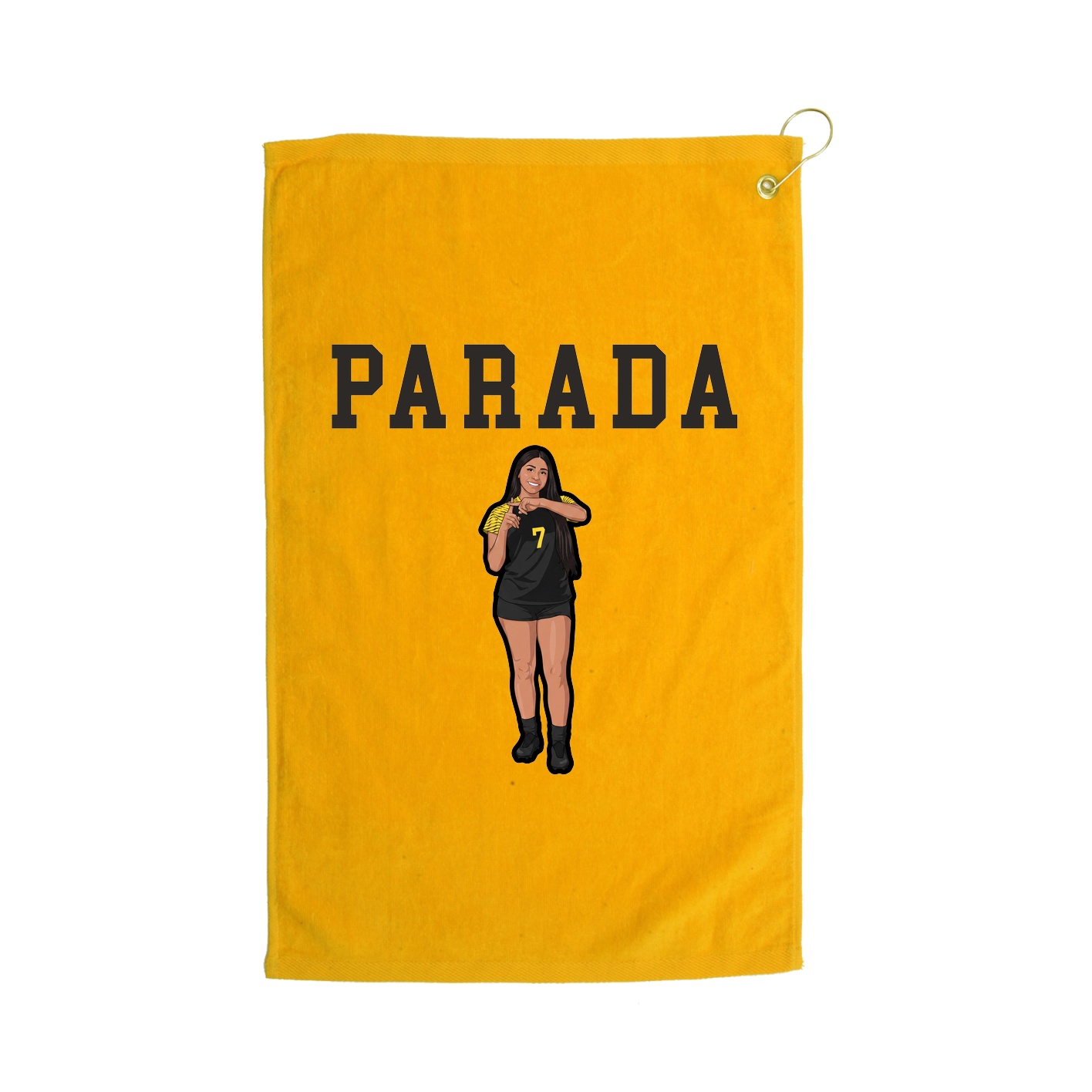Golf Towel — Shirsey in Gold