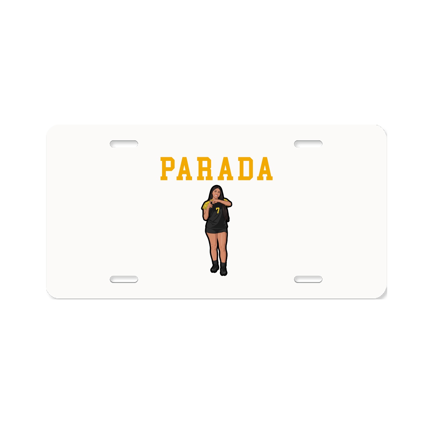 License Plate — Shirsey in Classic