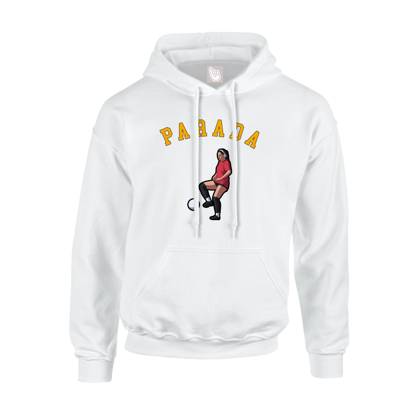 Hoodie — Shirsey Arch in White
