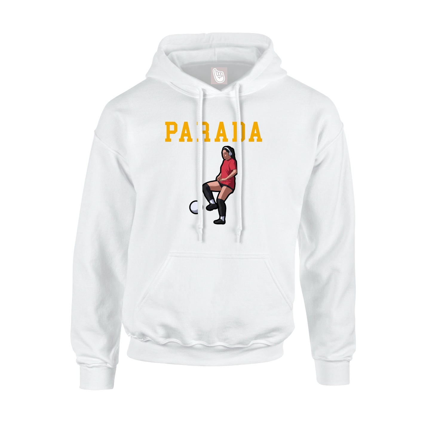 Hoodie — Shirsey in White
