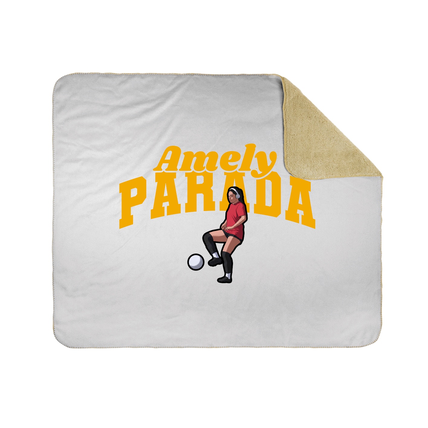 Throw Blanket — Signature Arch in White