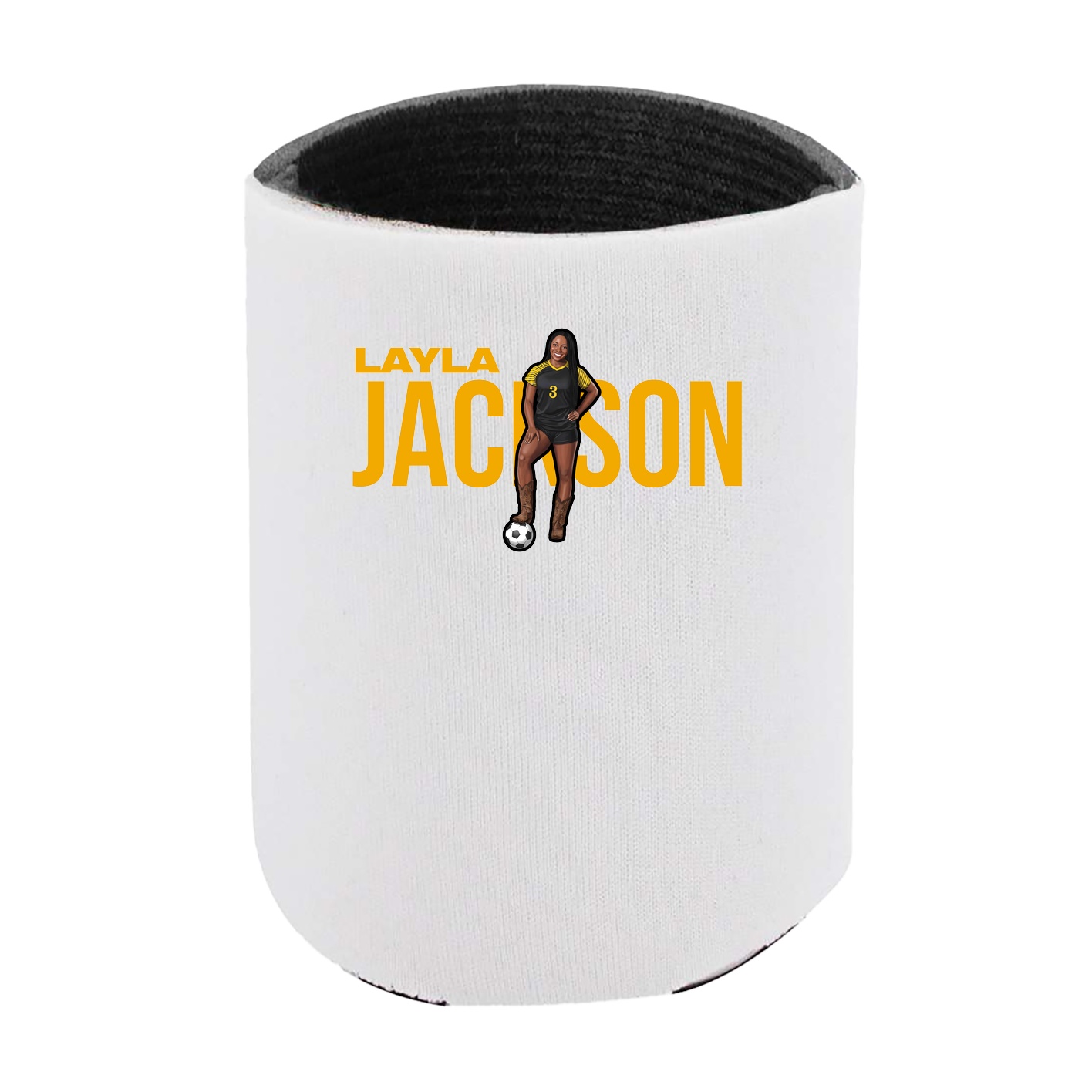 Can Holder — Player Name in White