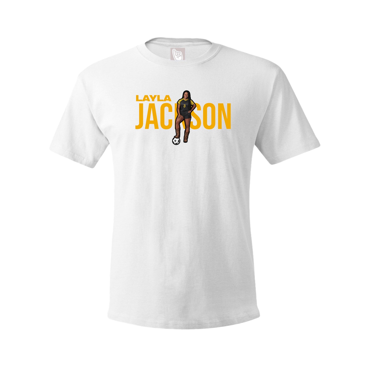 Tee — Player Name in White