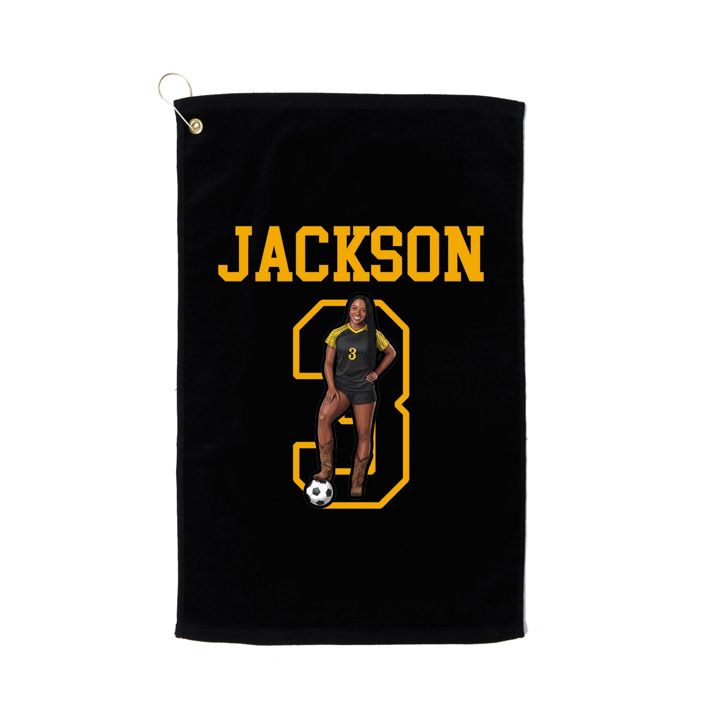 Golf Towel — Shirsey in Black