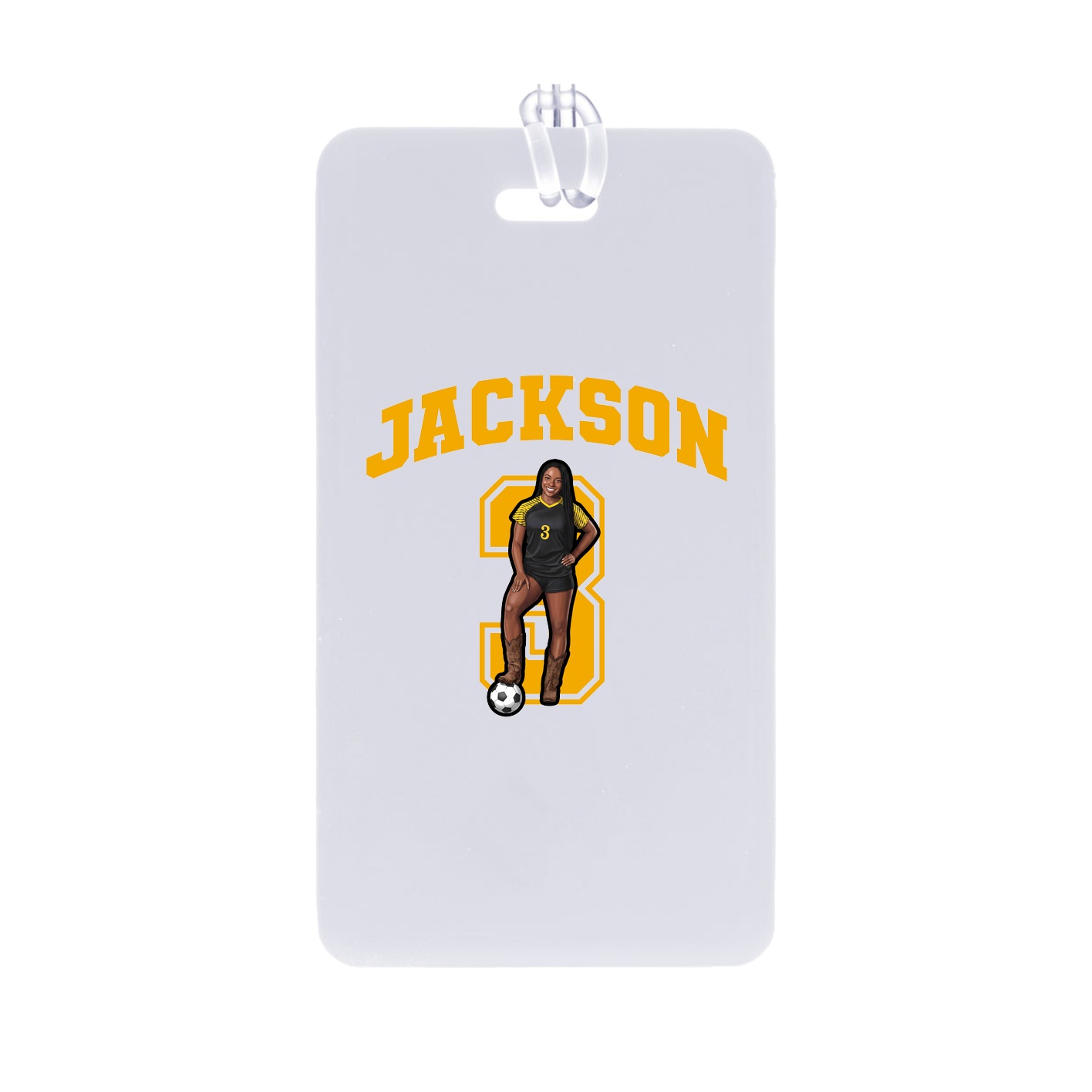 Bag Tag — Number in Classic