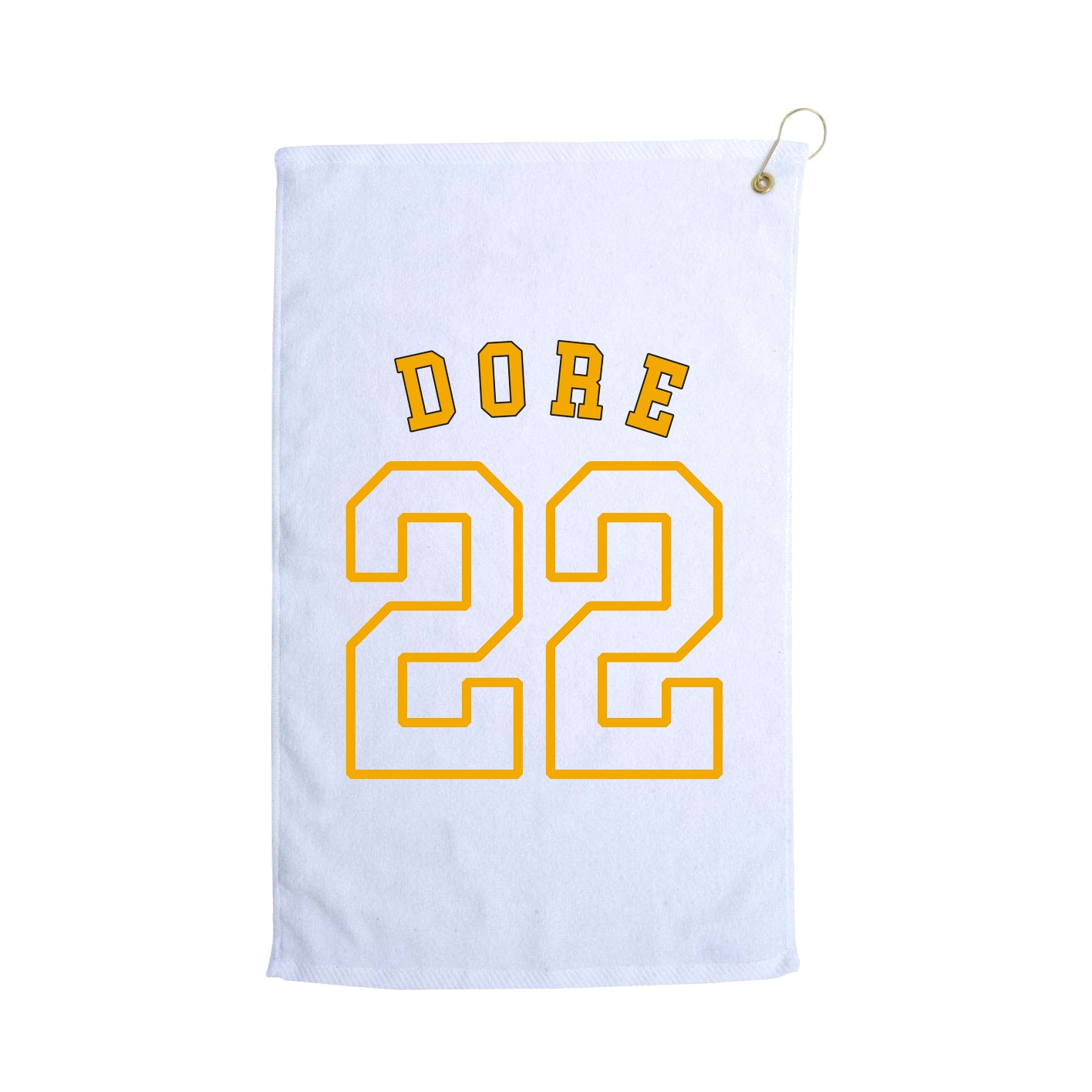 Golf Towel — Shirsey Arch in White