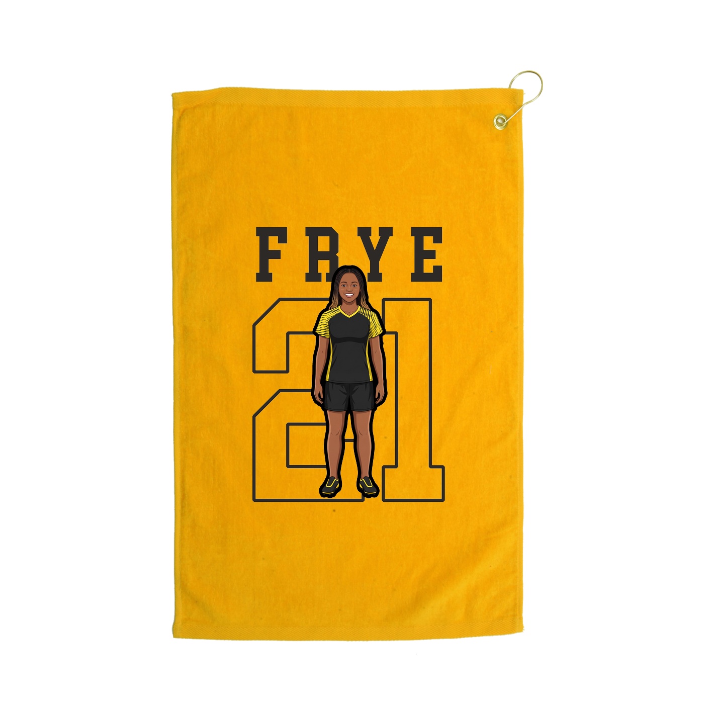 Golf Towel — Shirsey in Gold
