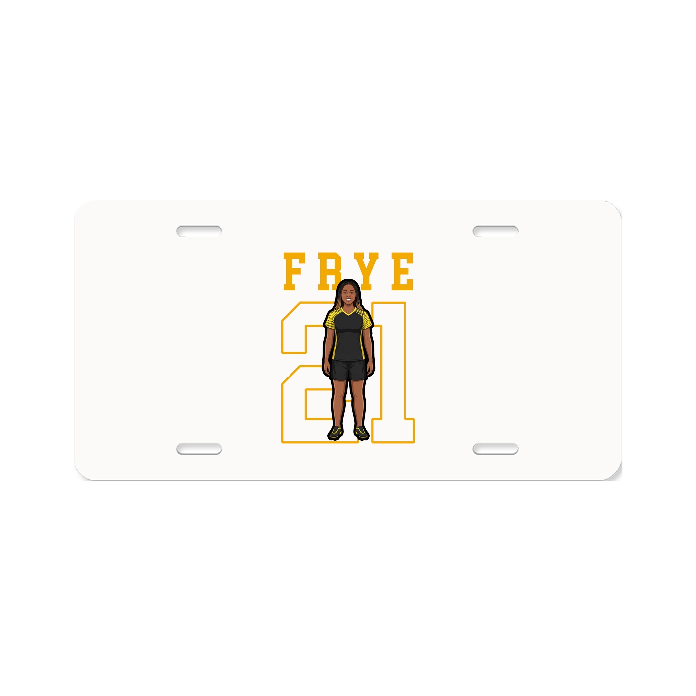 License Plate — Shirsey in Classic