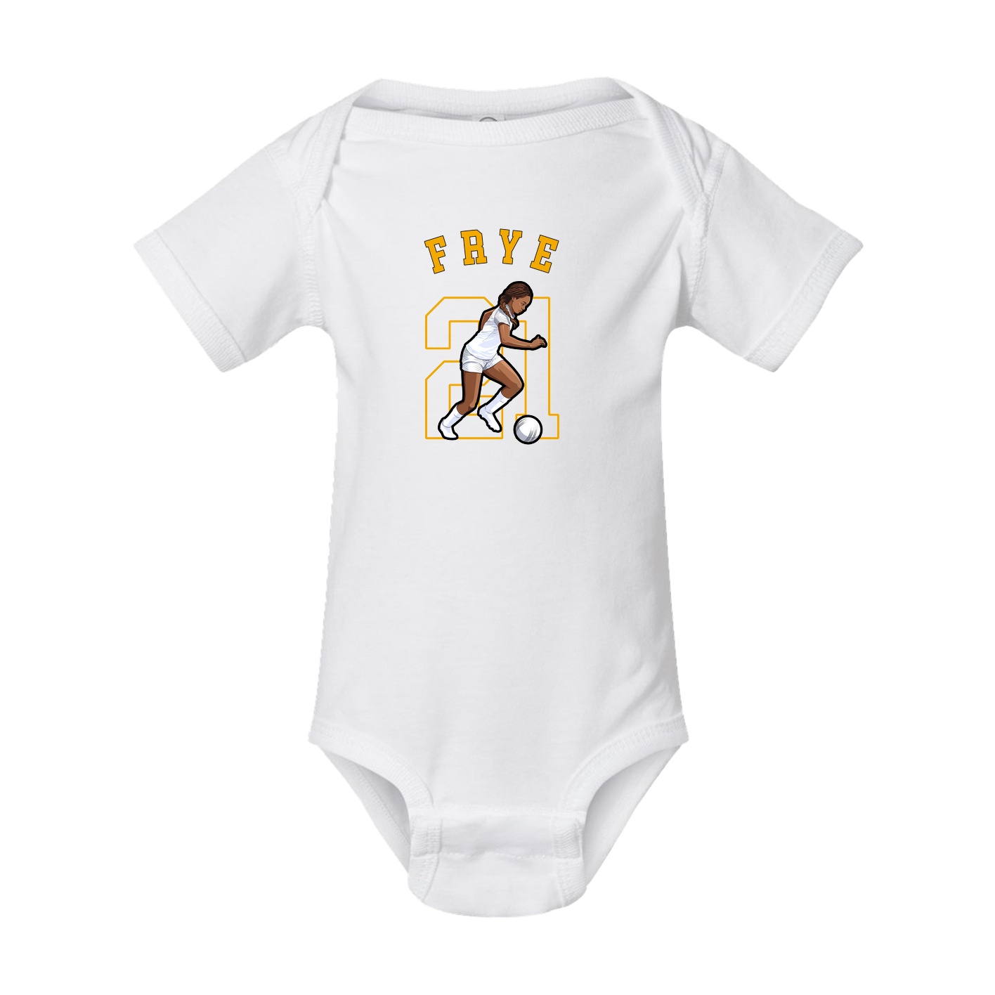 Baby Onesie — Shirsey Arch in White