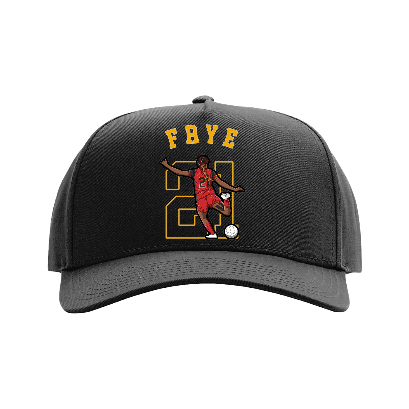 Full Fabric Five-Panel Champ Cap