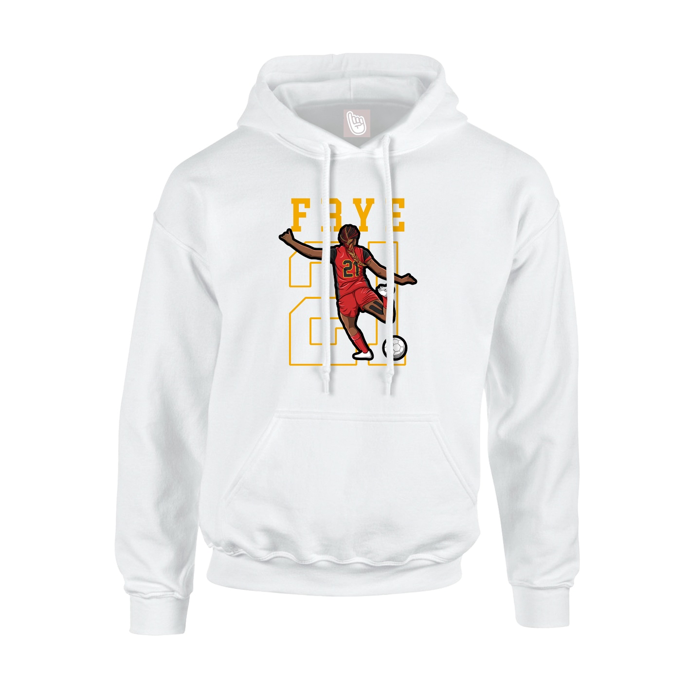 Youth Hoodie — Shirsey in White