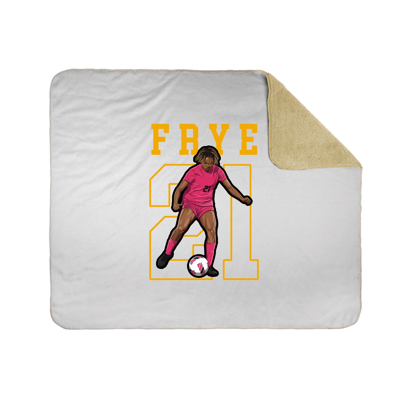 Throw Blanket — Shirsey in White