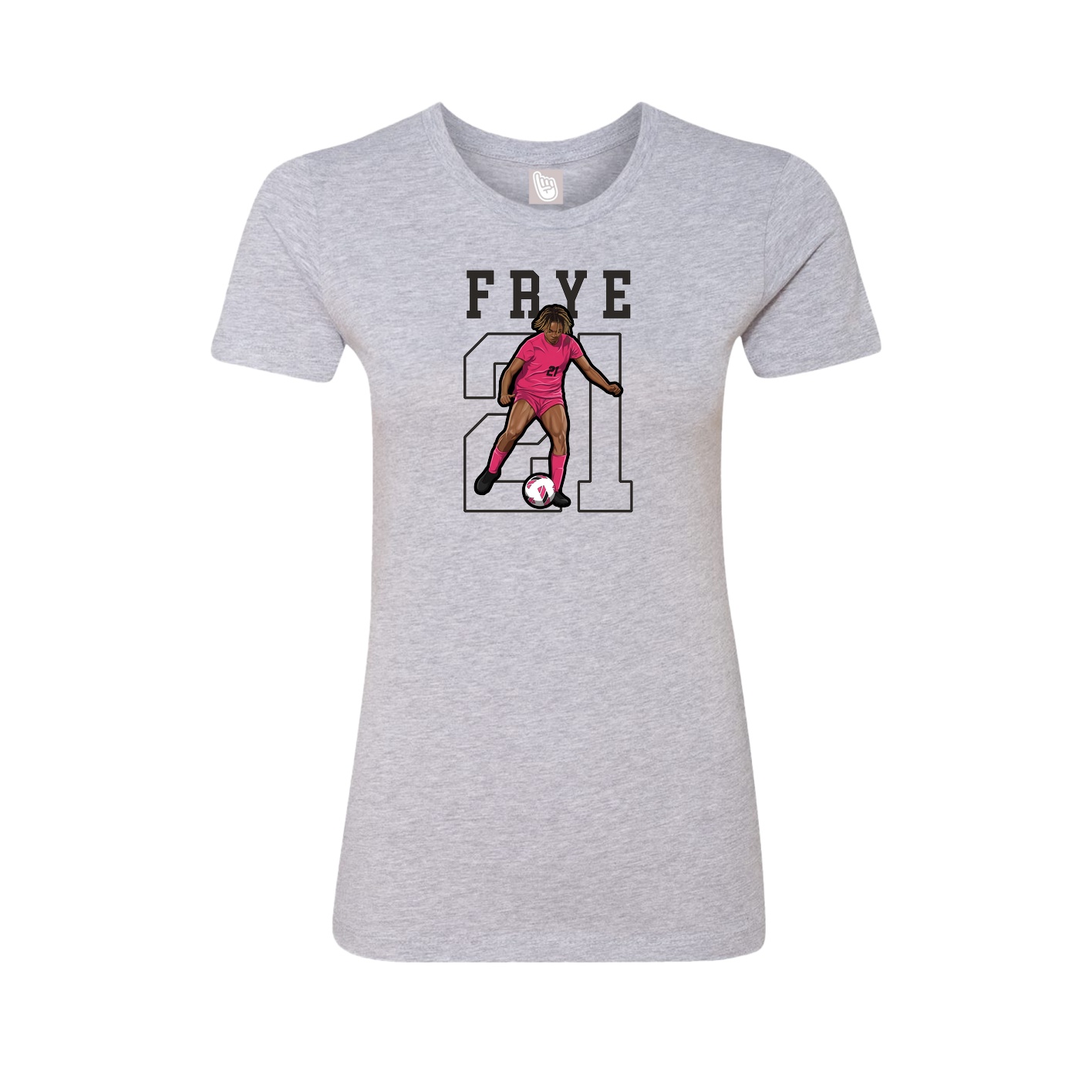 Fitted Women's Tee — Shirsey in Grey