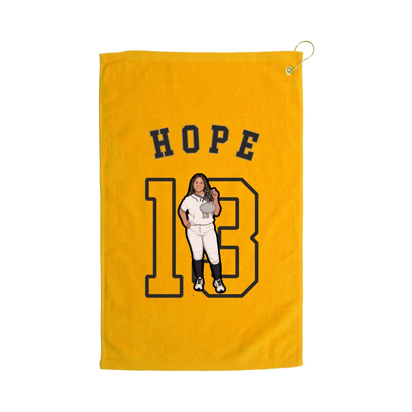 Golf Towel — Shirsey Arch in Gold