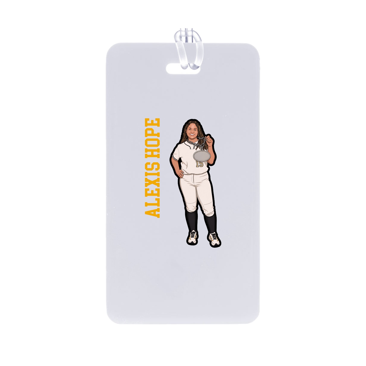 Bag Tag — Name Vertical in Classic