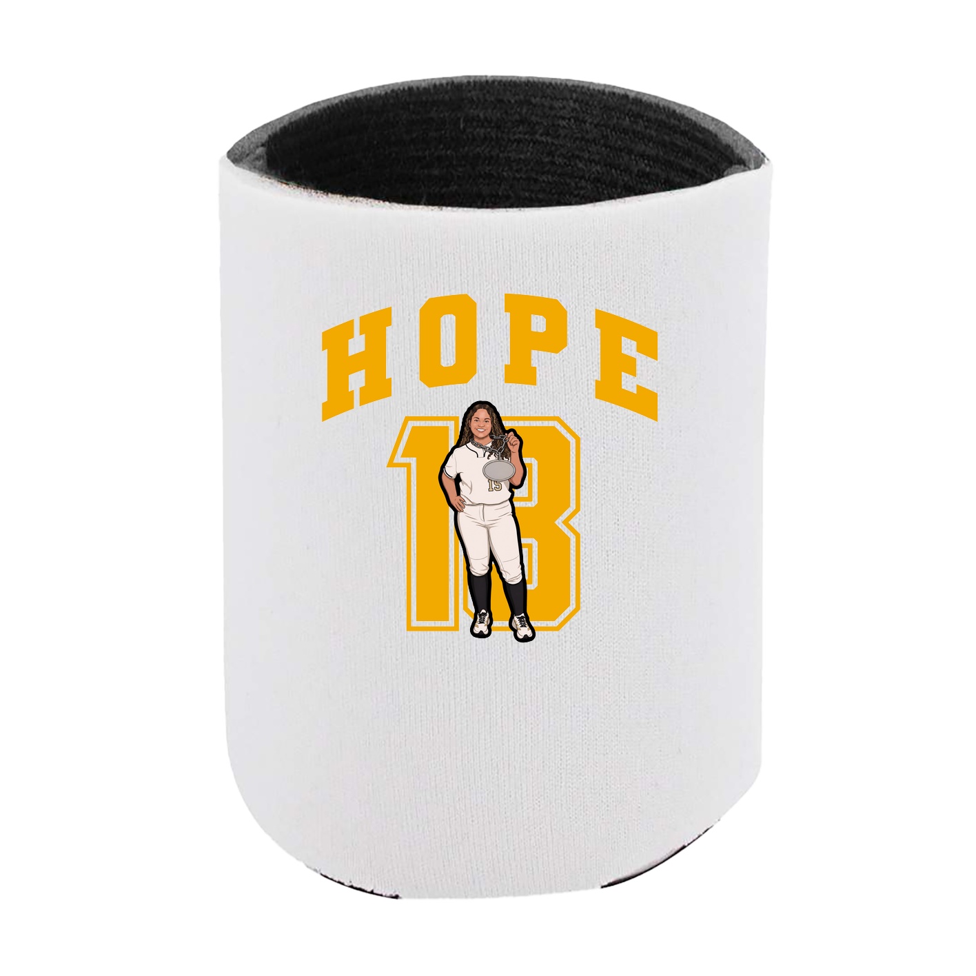 Can Holder — Number in White