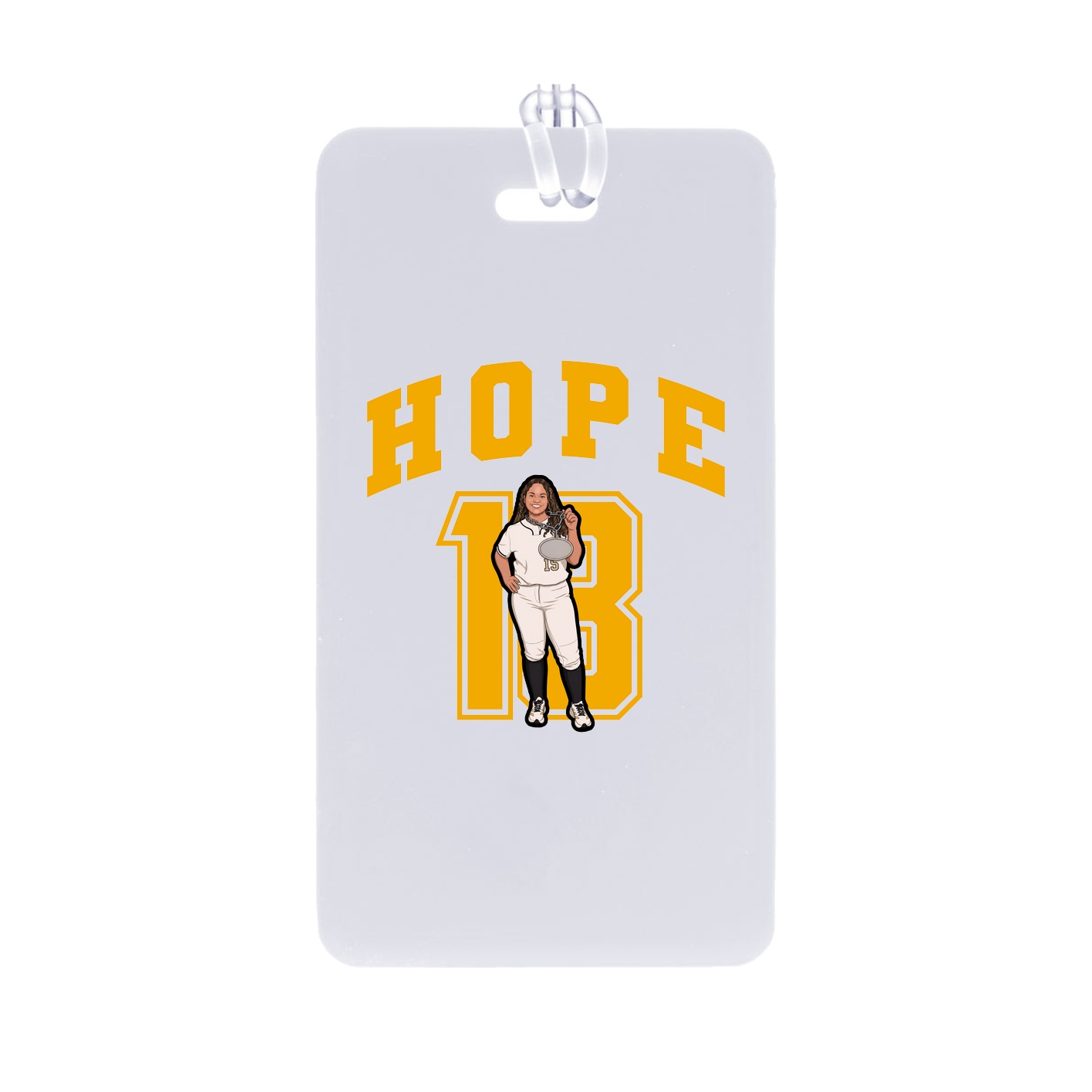 Bag Tag — Number in Classic