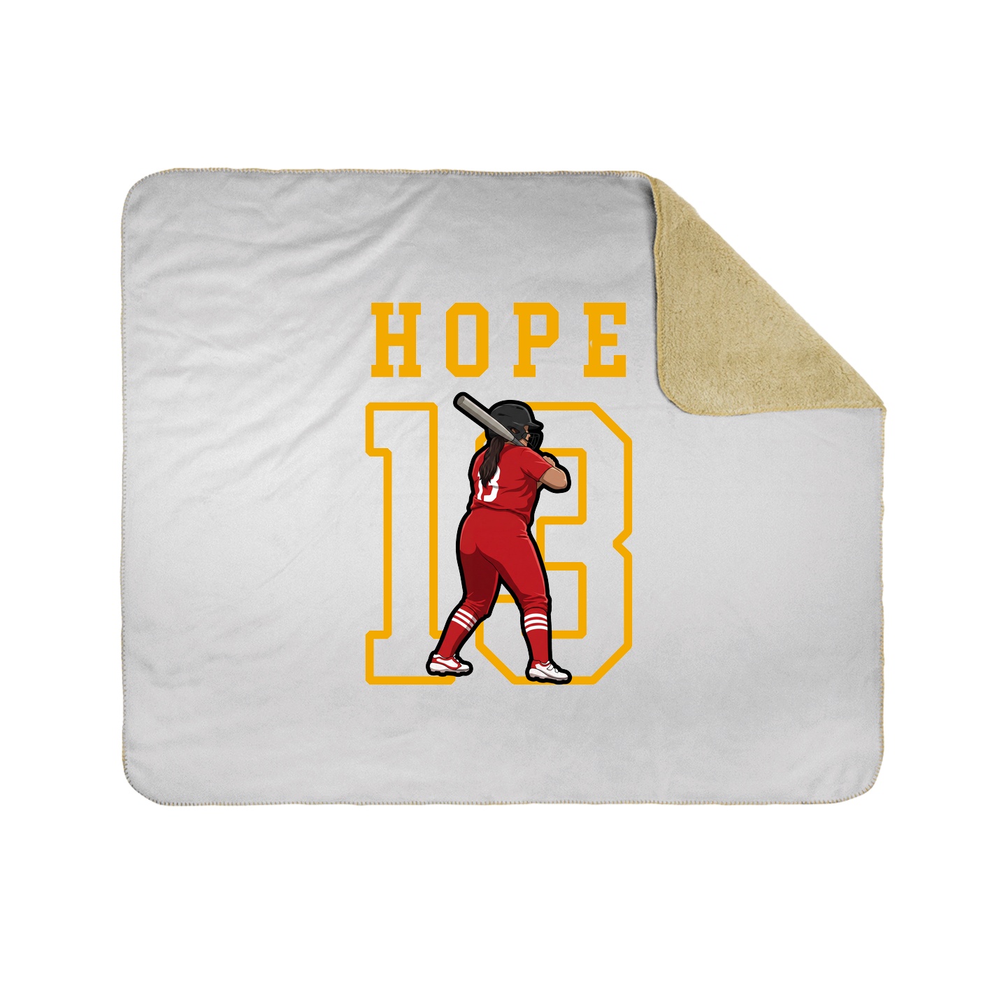 Throw Blanket — Shirsey in White