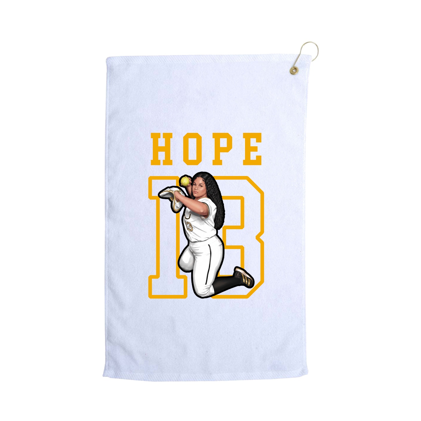 Golf Towel — Shirsey in White