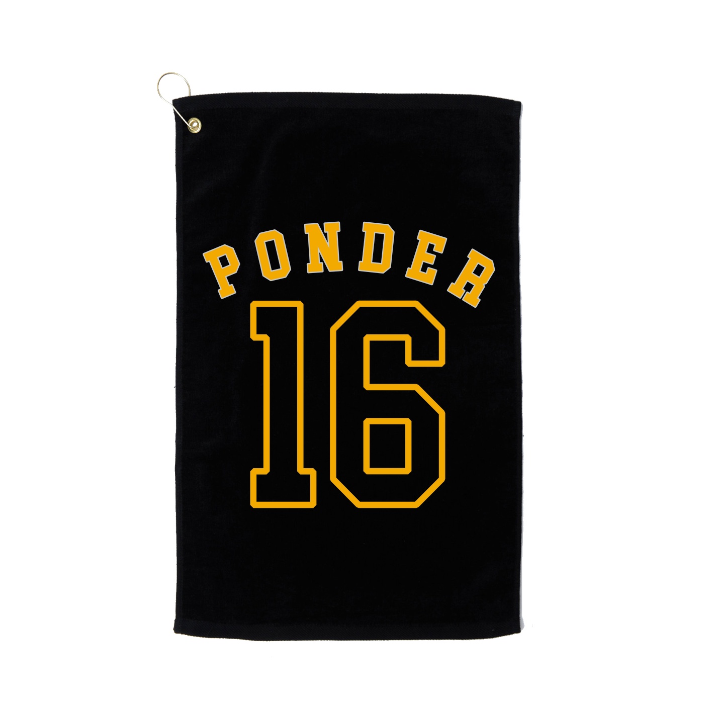 Golf Towel — Shirsey Arch in Black