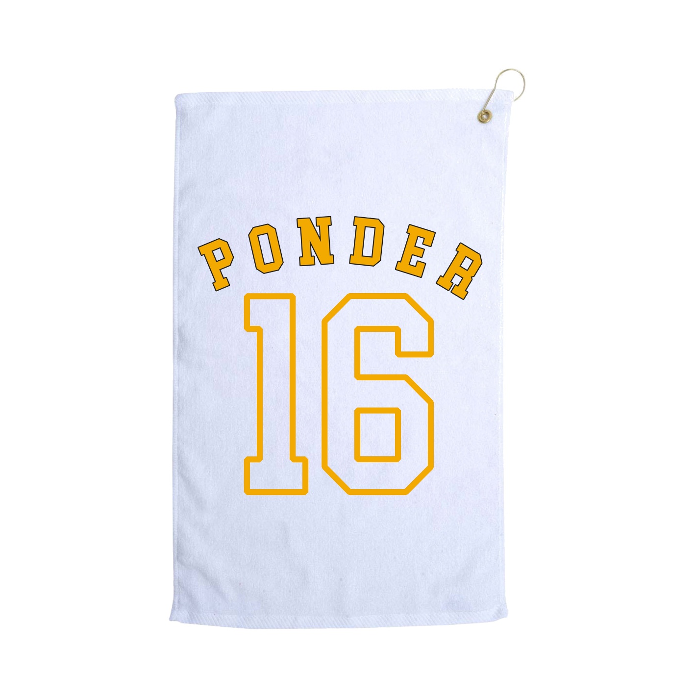 Golf Towel — Shirsey Arch in White