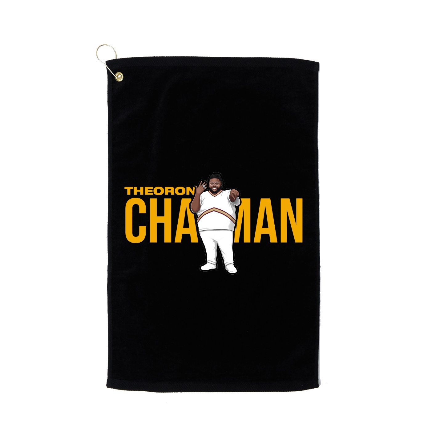 Golf Towel — Player Name in Black