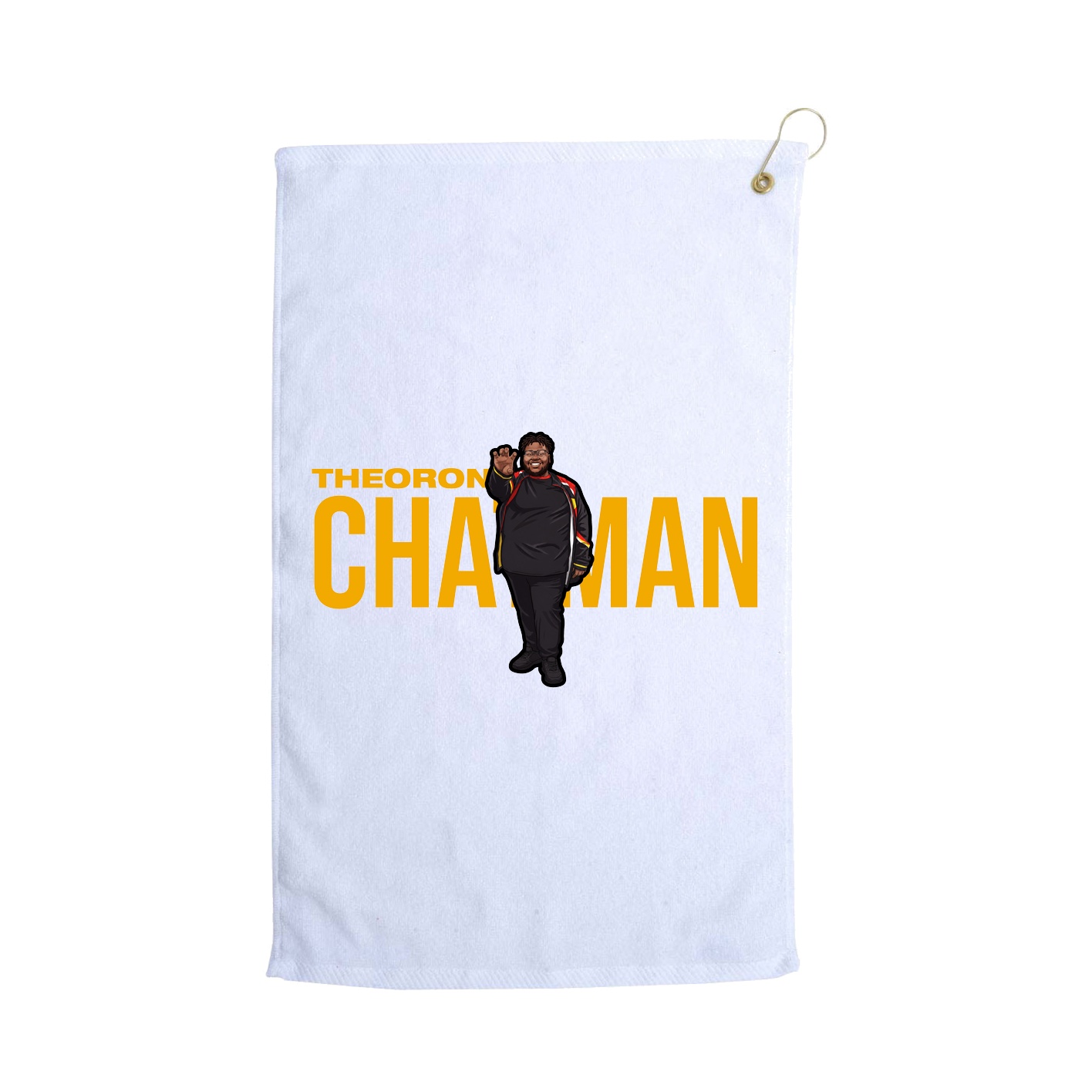 Golf Towel — Player Name in White