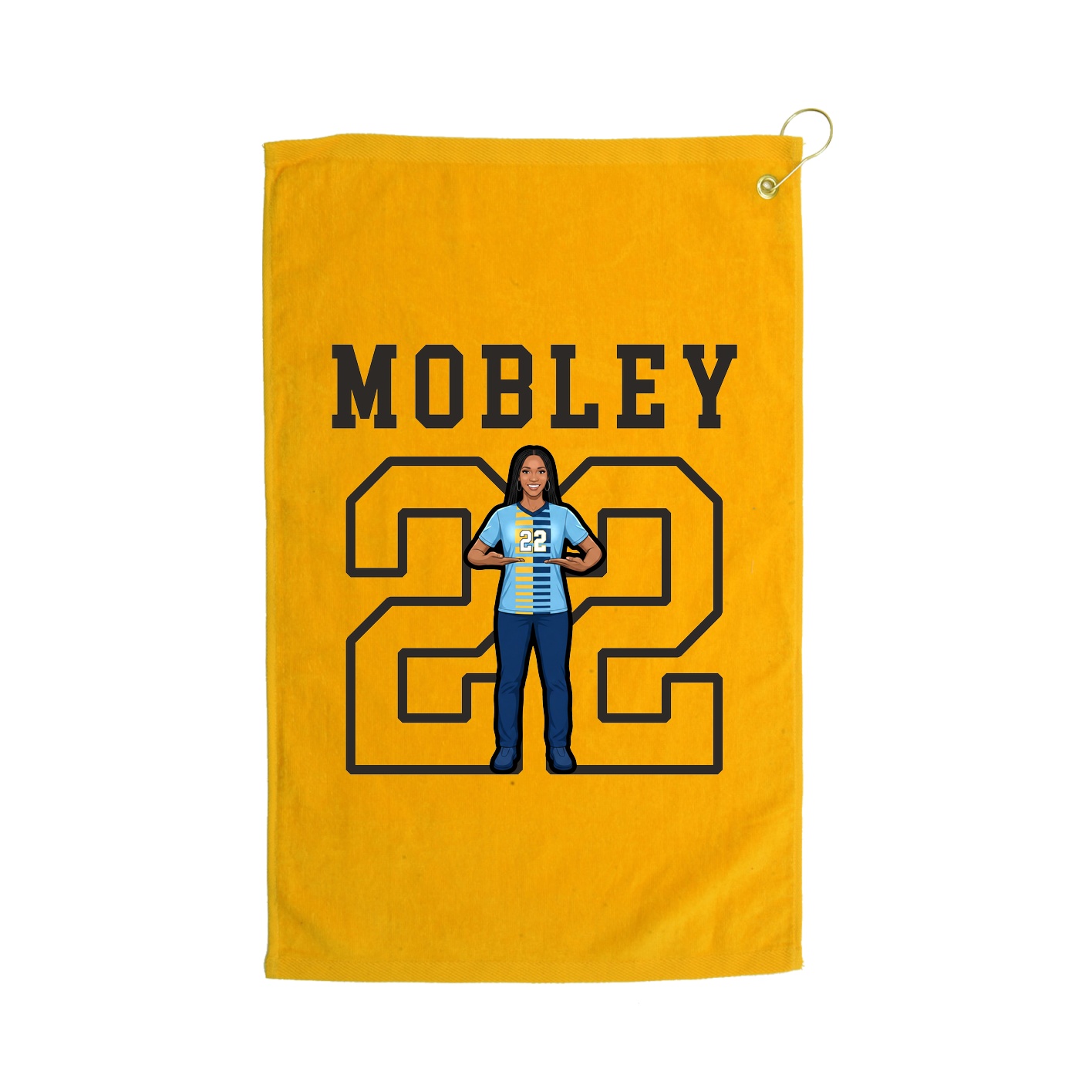 Golf Towel — Shirsey in Gold