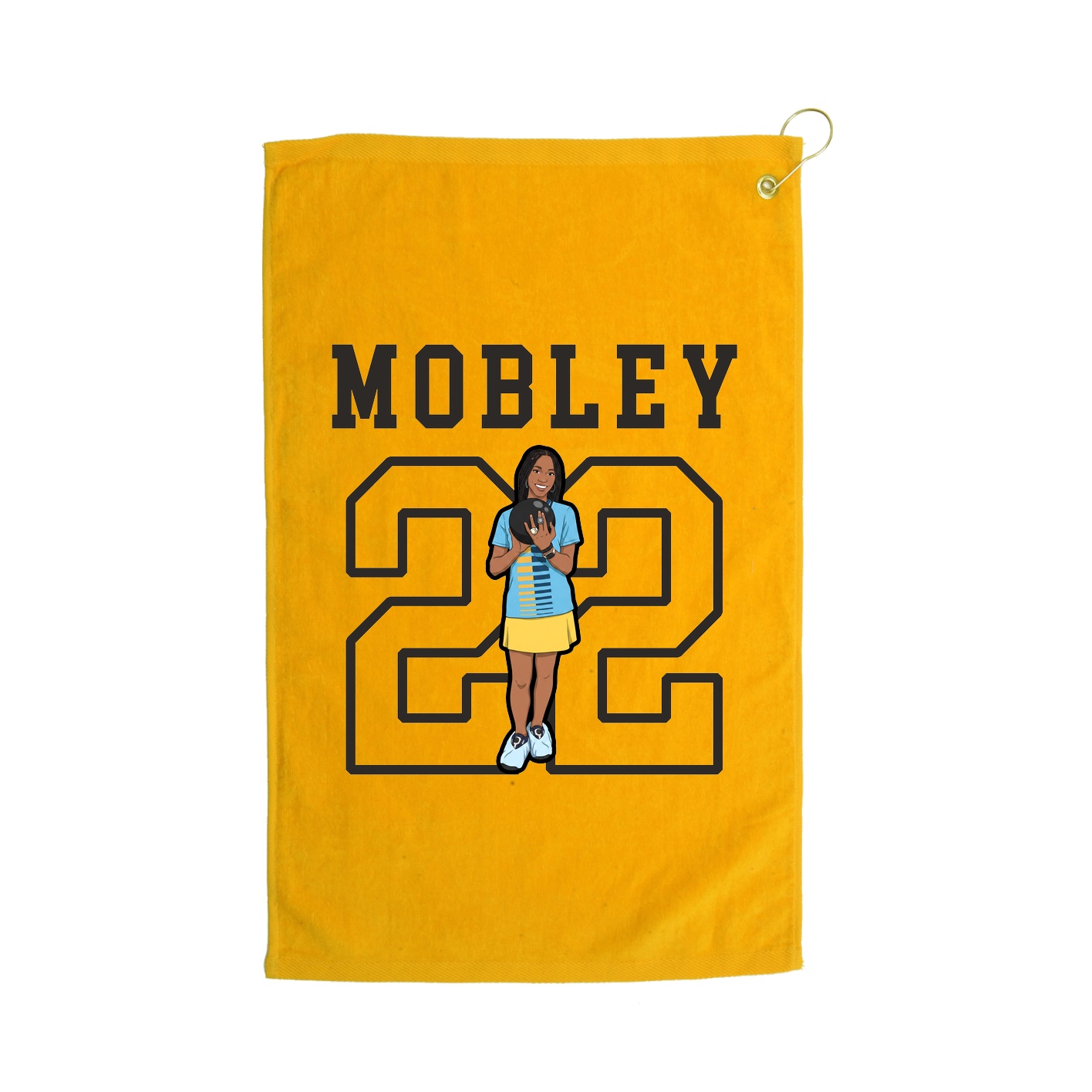 Golf Towel — Shirsey in Gold